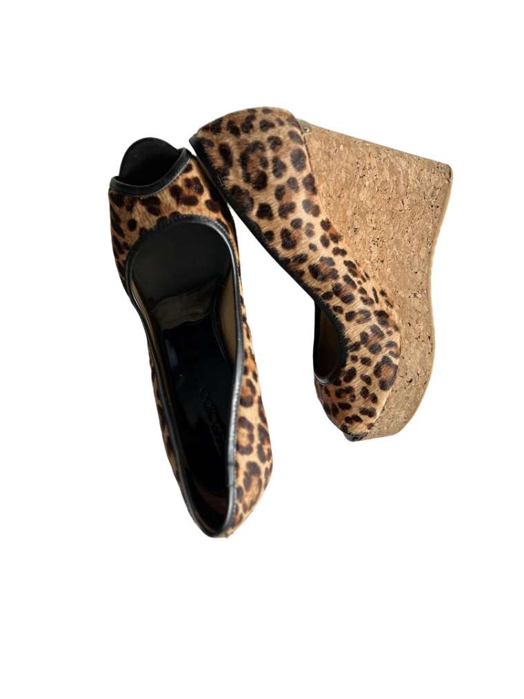 Tacón Plataformas Jimmy Choo Animal Print