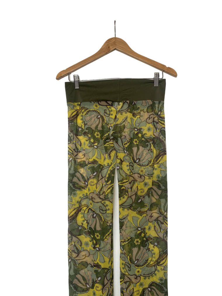 Pantalón Playa Guru Verde Amarillo