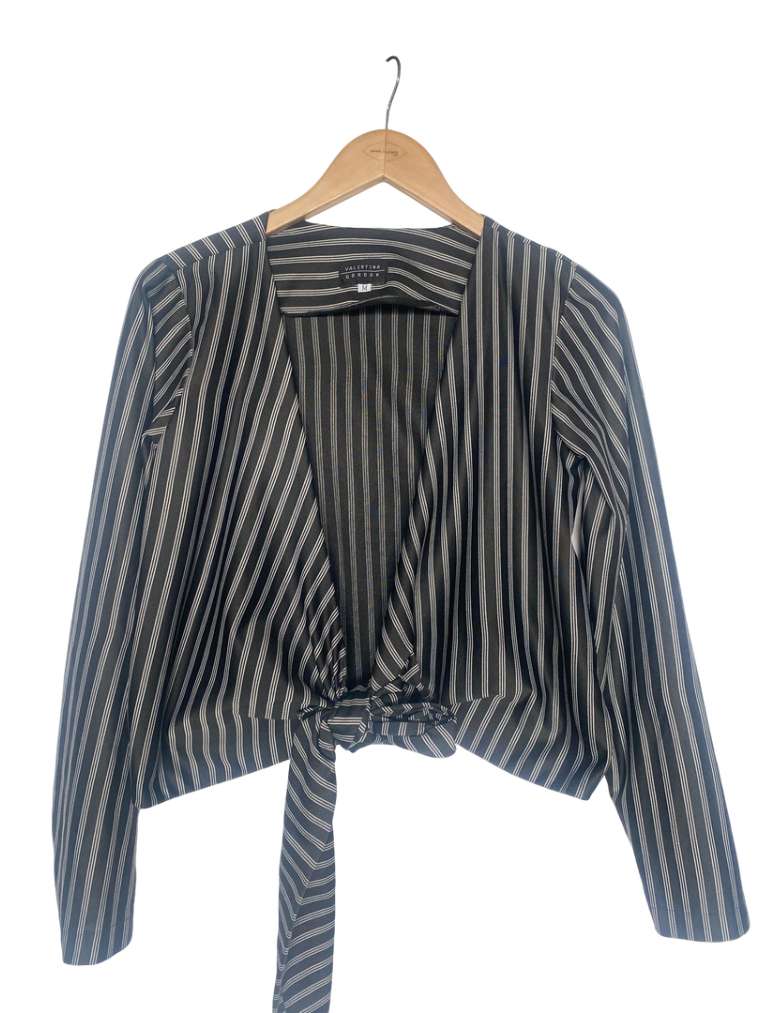 Conjunto Rayas Valentina Gordon Blanco Y Negro