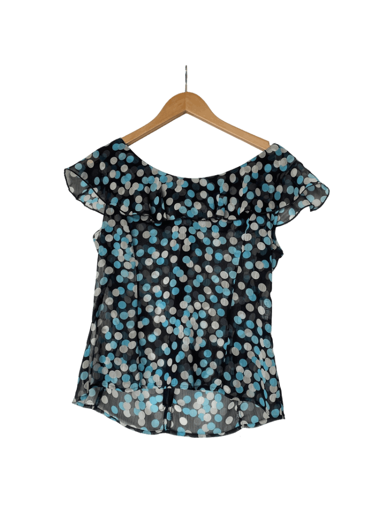Blusa Lunares Azules