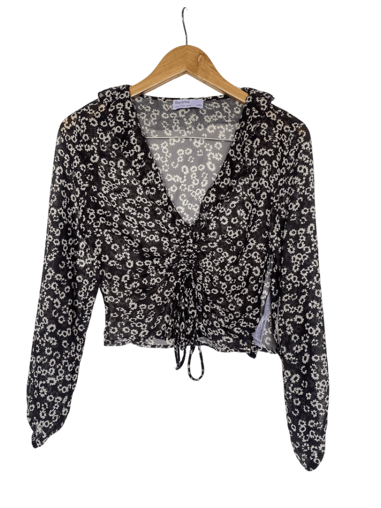 Blusa Floreada Bershka