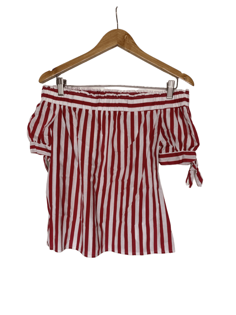 Blusa Rayas Rojas Iris