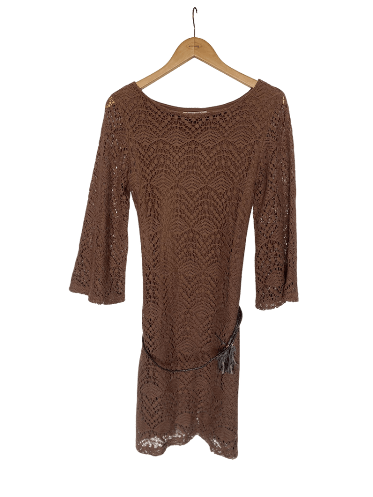 Vestido Marron Sharagano