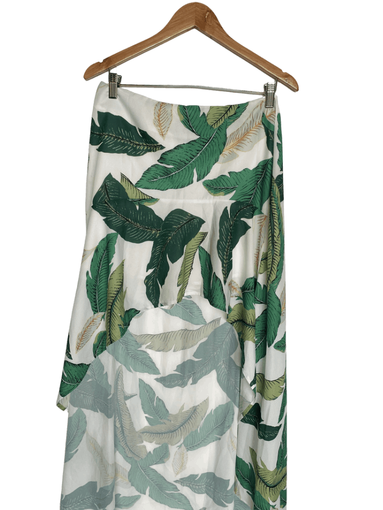 Falda Larga Hojas Shein