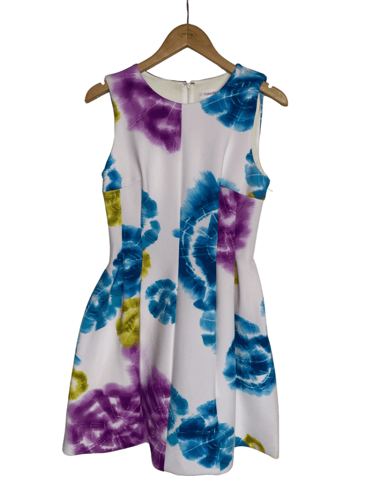 Vestido Flores Calvin Klein