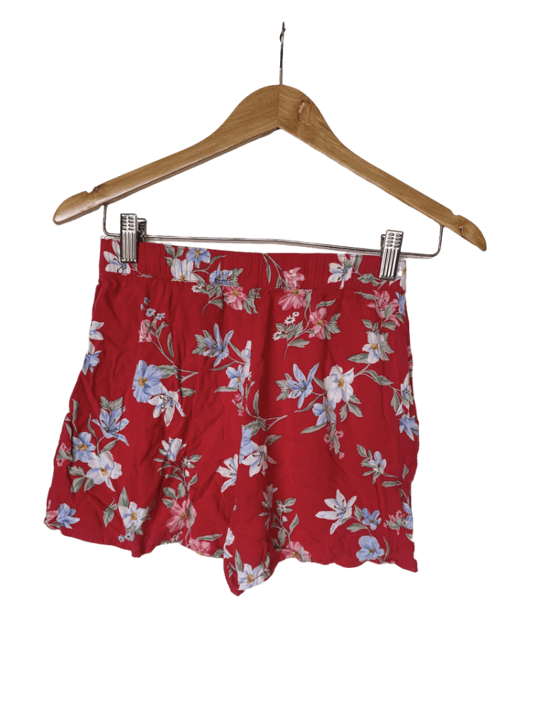 Short Rojo Flores H&M