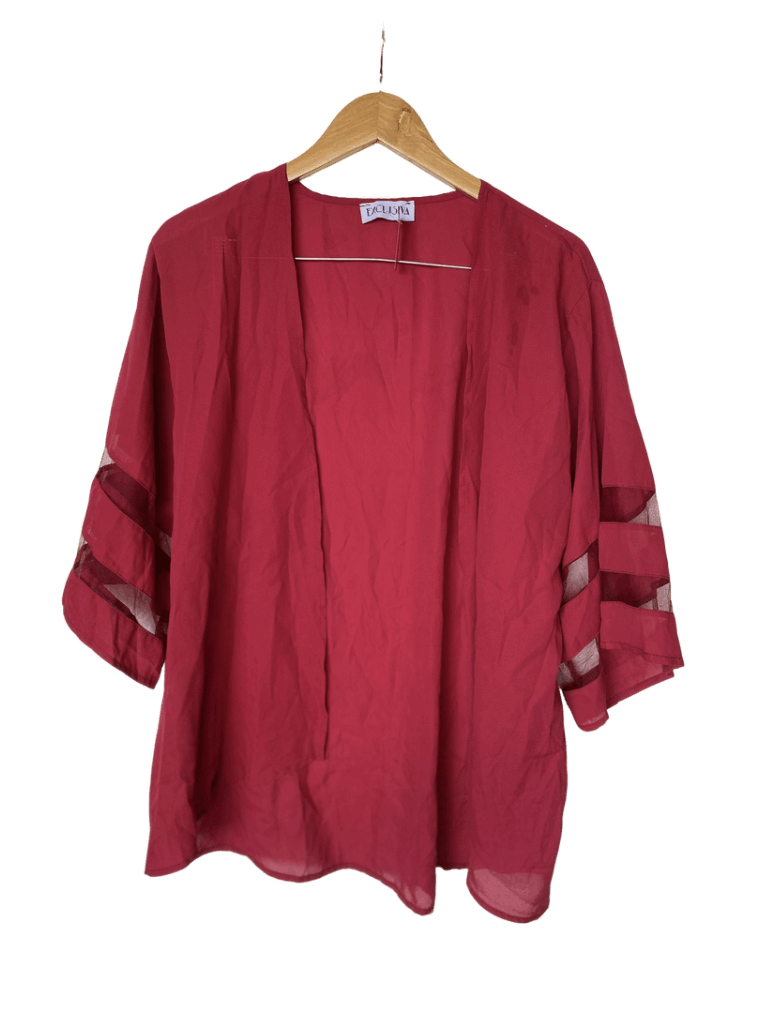 Cardigan Rojo