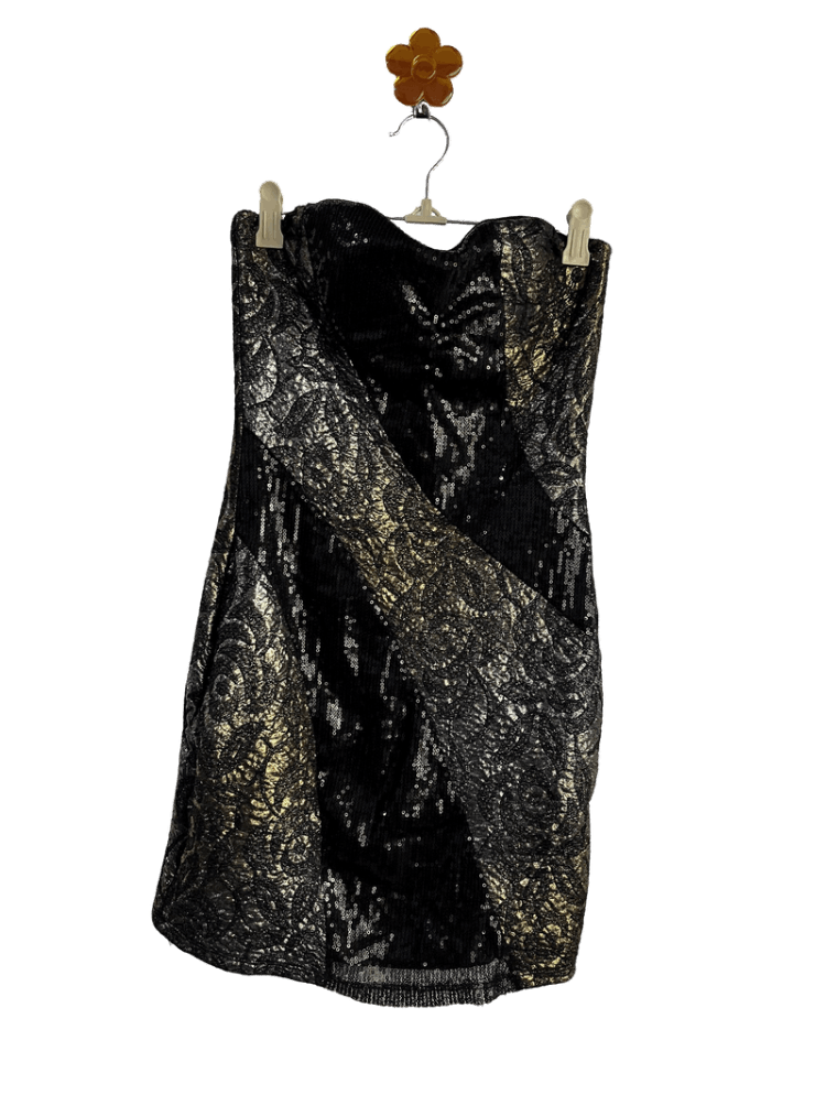 Vestido Corto Negro De Fiesta