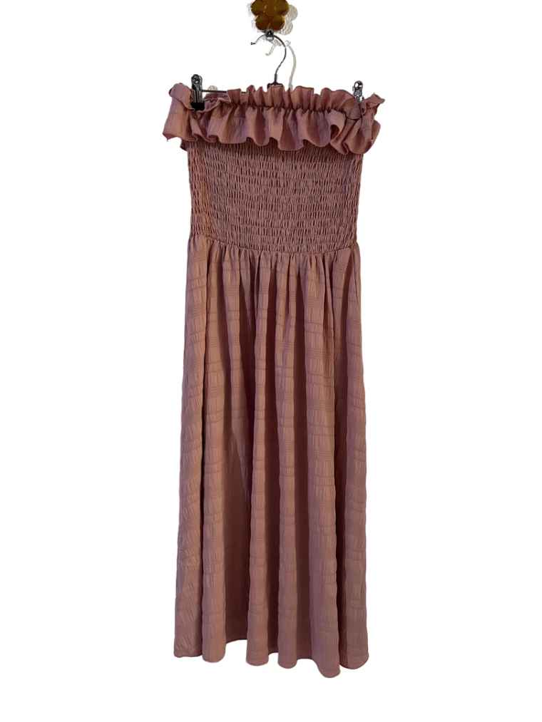 Vestido Rosa Vieja Largo