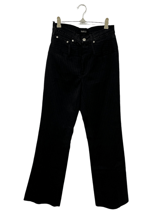 Pantalón Doble Pretina, Negros Marca Bacci