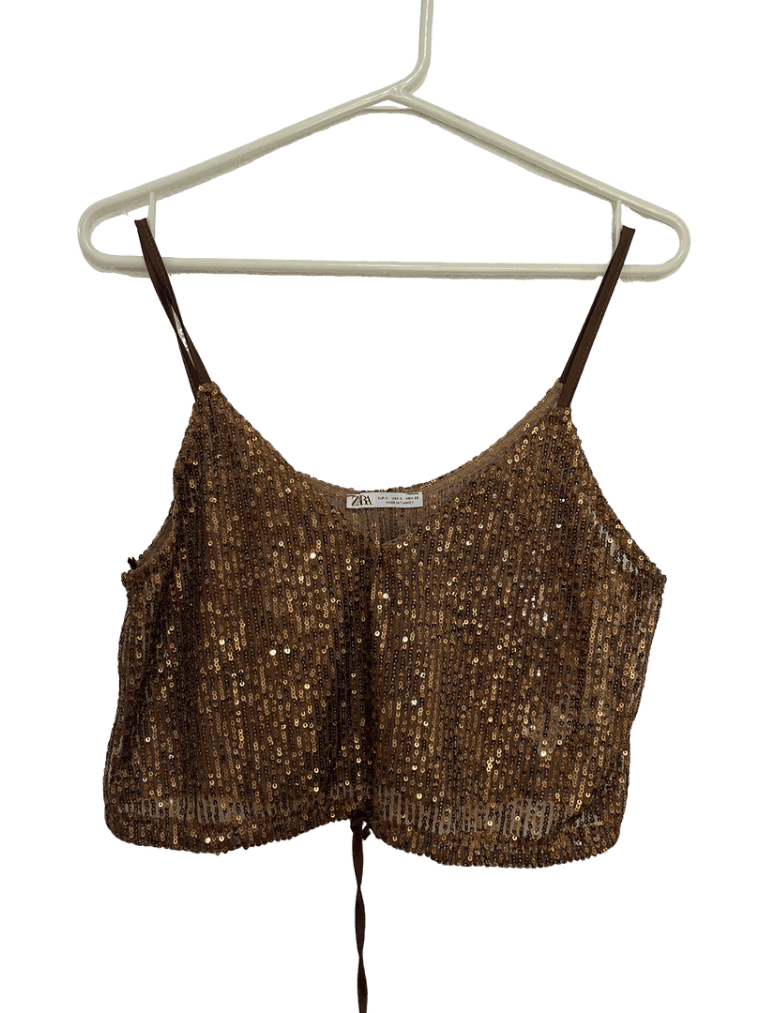 Top De Lentejuelas Zara