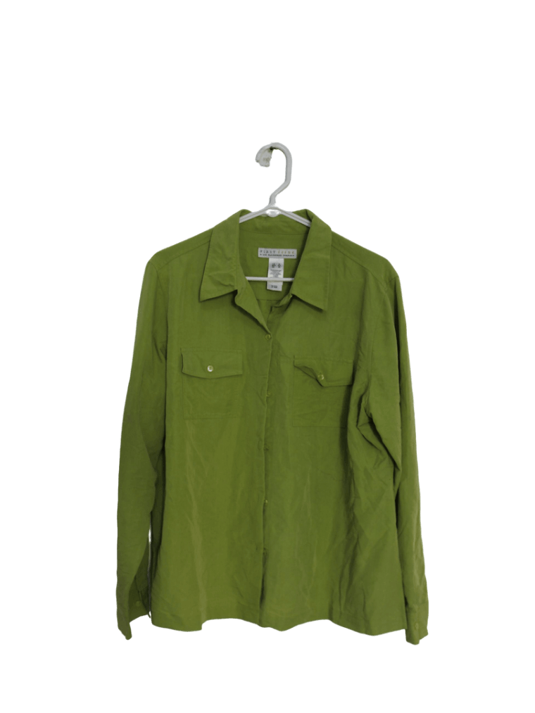Camisa Verde First Issue Liz Carbone