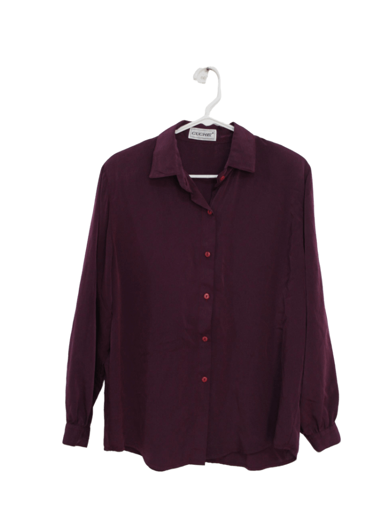 Camisa De Botones Uva