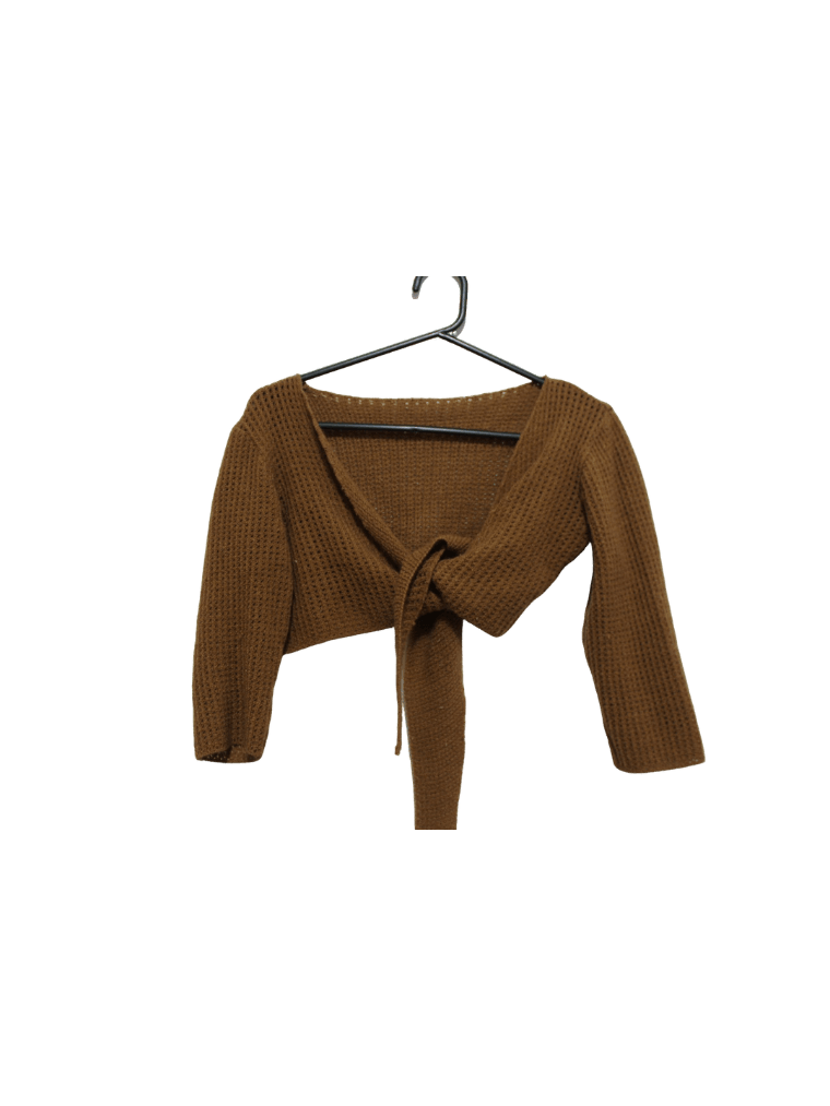 Bolero Tejido Marron