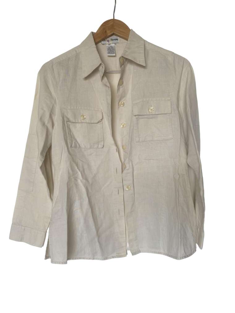 Camisa De Botones Crofit&Barrow Beige