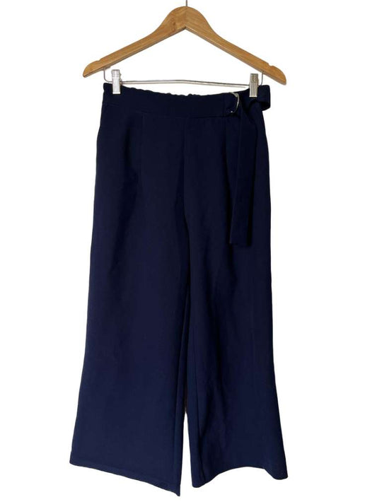 Pantalón Tipo Culotte Stradivarius Azul Marino