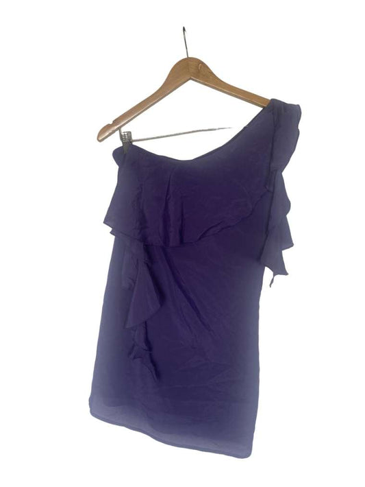 Vestido Morado Flecos