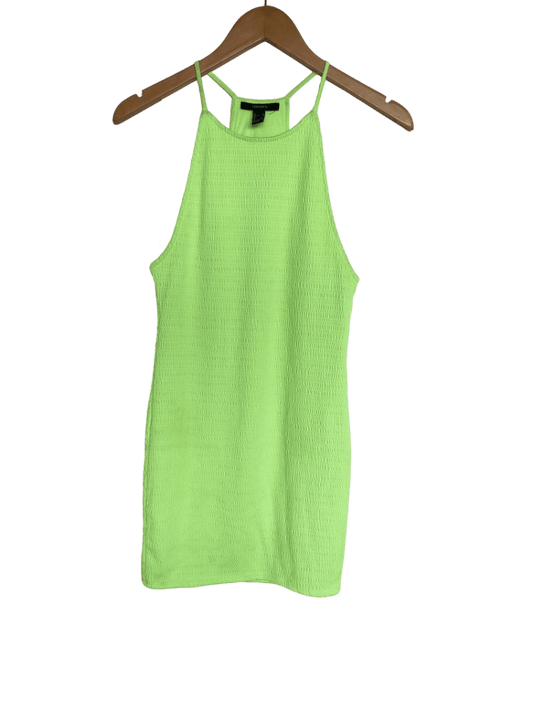 Vestido Mini Algodón Verde Forever 21