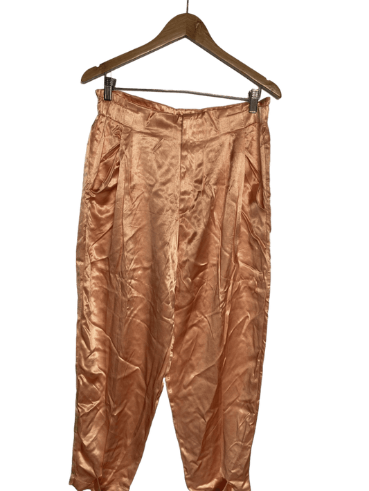 Pantalón Zara Saten Salmón