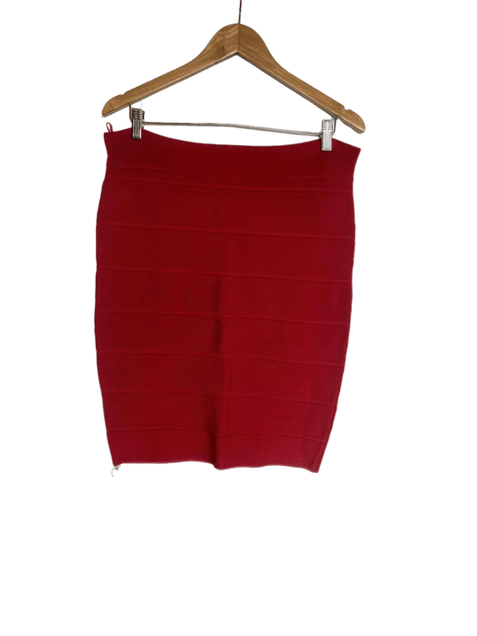 Falda Tubular Roja Gianni Bini