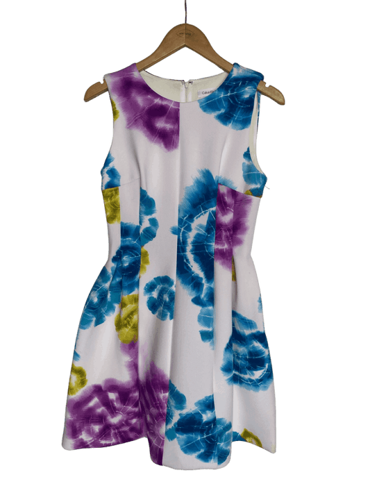 Vestido Flores Calvin Klein