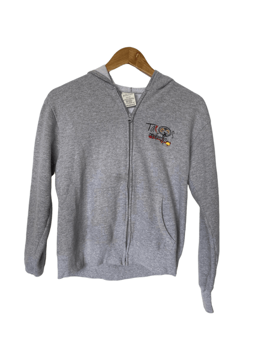 Sweter Gris Cierre Tacos My Guey