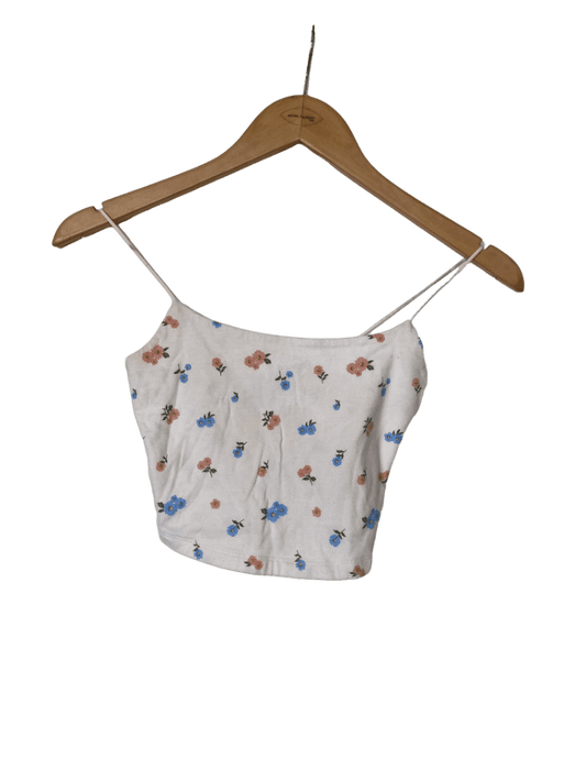 Top Blanco Tiras