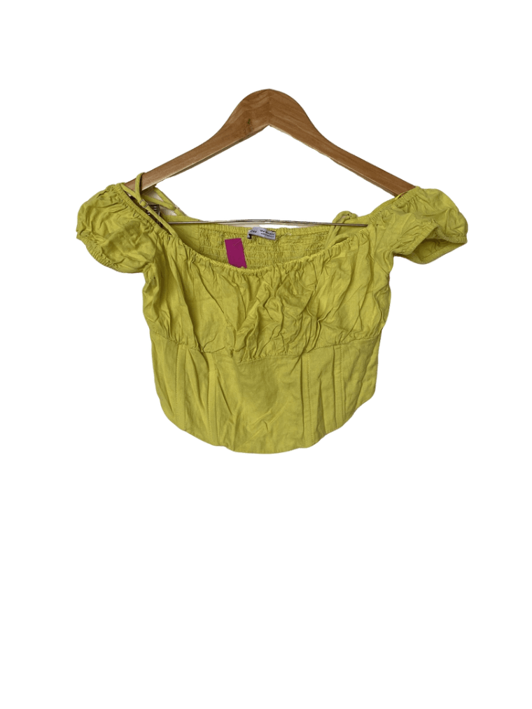 Top Amarillo Bershka