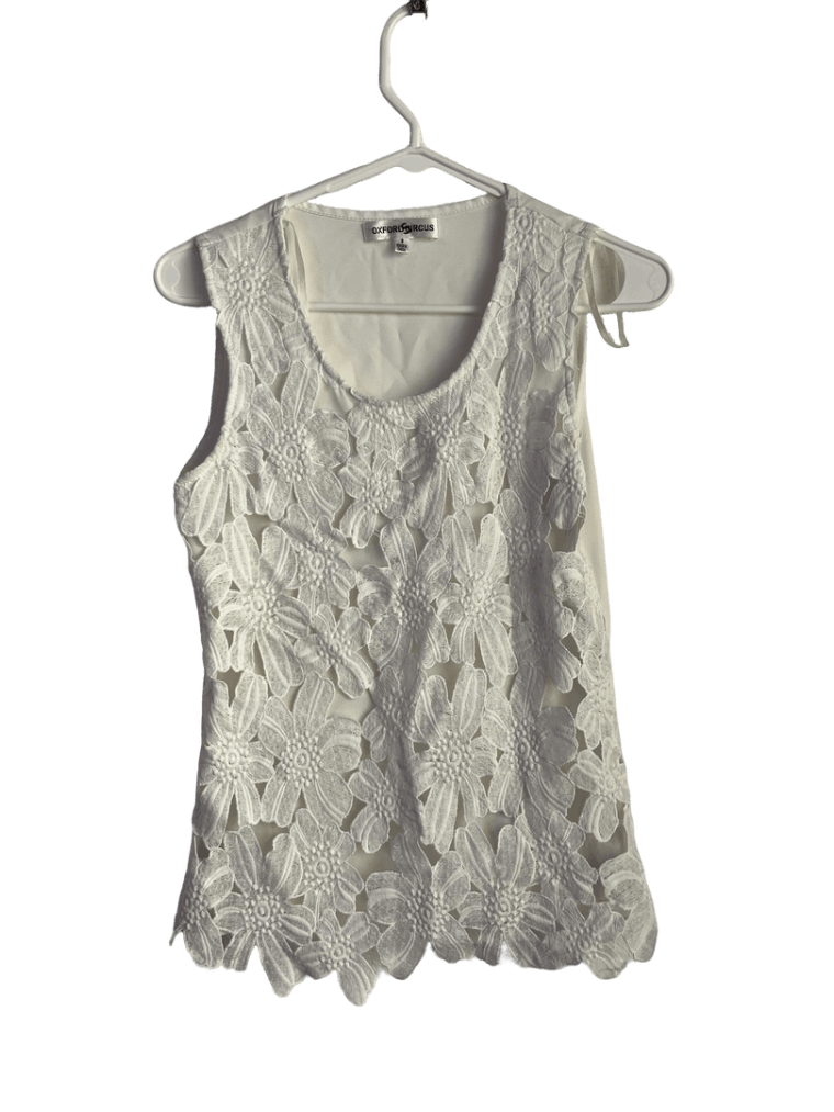 Blusa Blanca Con Encaje
