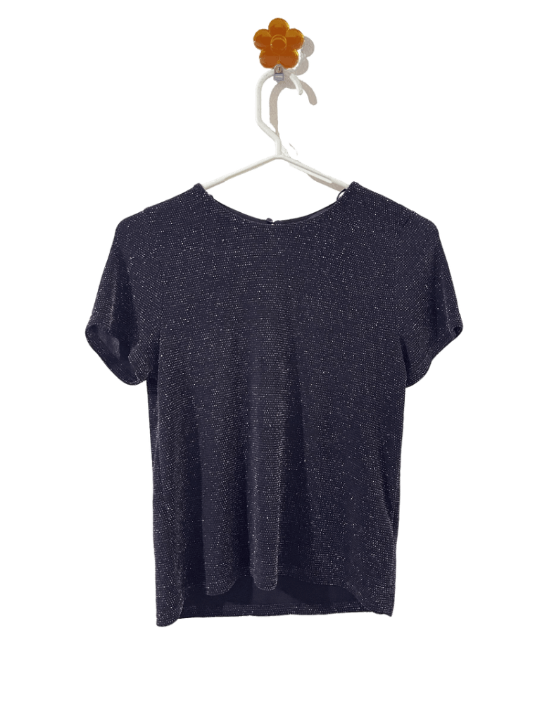 Camisa Negra Brillante