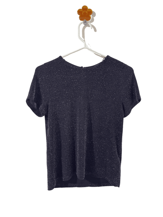 Camisa Negra Brillante