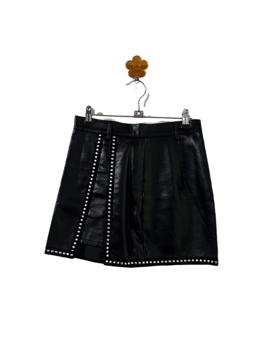 Falda Negra Cuerina