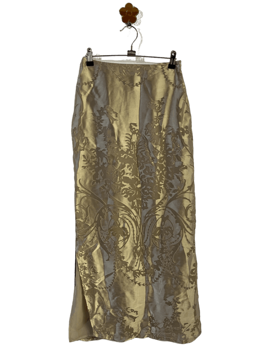 Falda Larga Beige