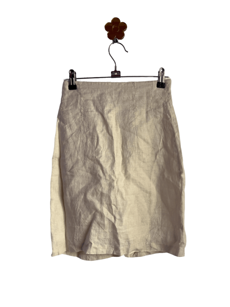 Falda Lino Crema Christophe Moser