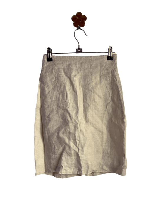Falda Lino Crema Christophe Moser