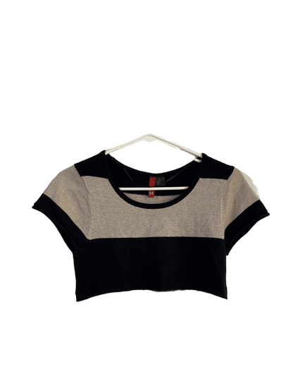 Conjunto Rayas Negras Y Grises Hm