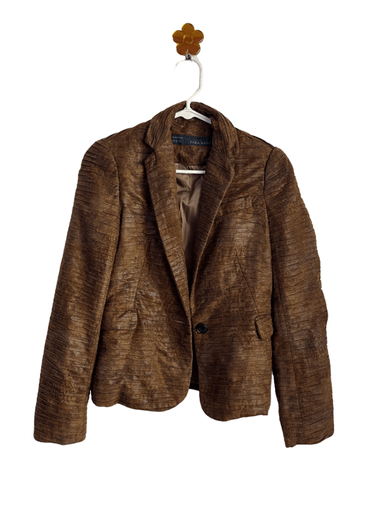 Blazer Maron Zara Basic