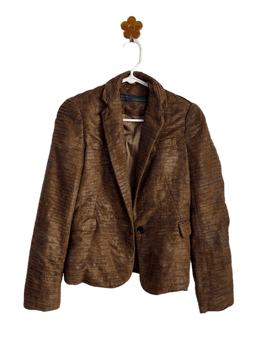 Blazer Maron Zara Basic