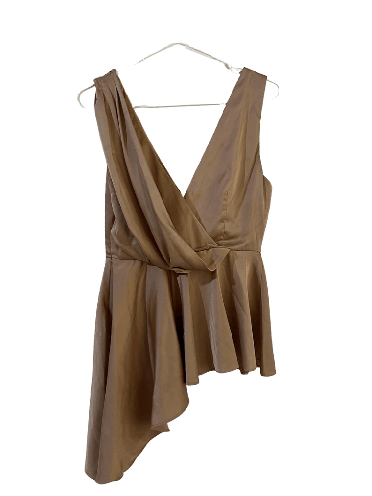 Blusa Asimetrica Beige