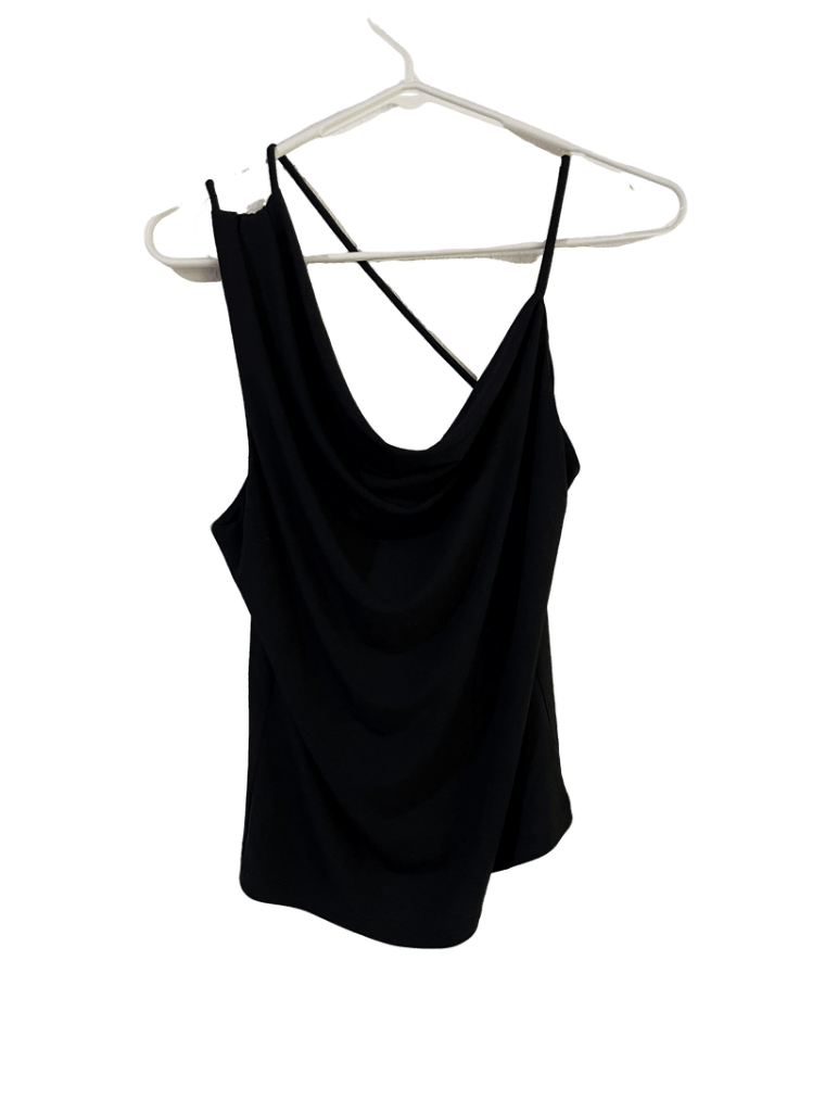 Blusa Asimetrica Negra Mng