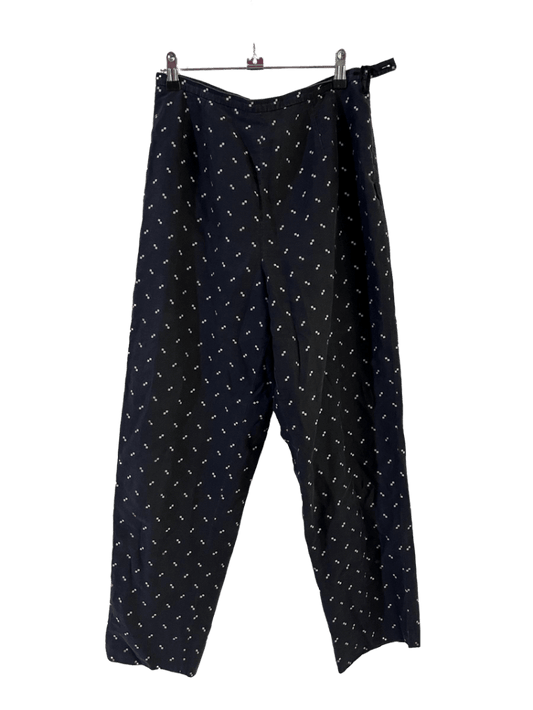 Pantalones Azul De Puntos