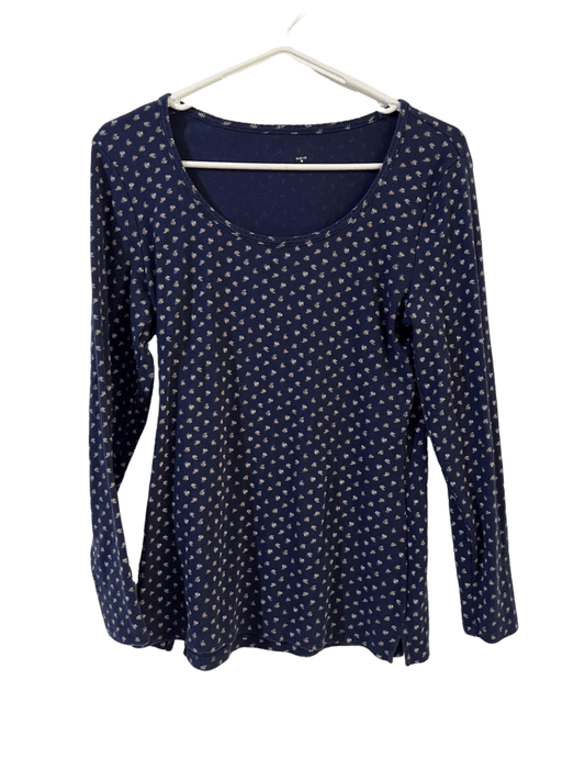 Blusa Manga Larga Estampada