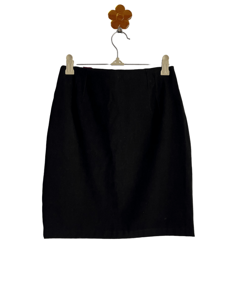 Falda Alta Gamuza Negra