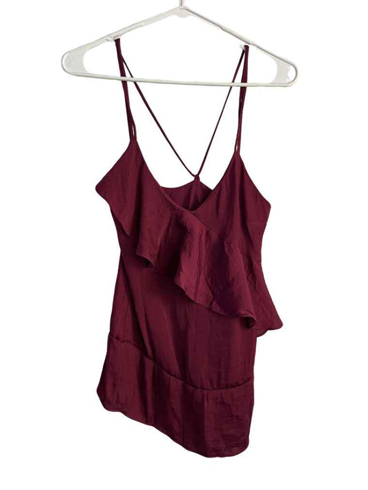 Blusa Fucsia Oscura Escotada Marca Bershka