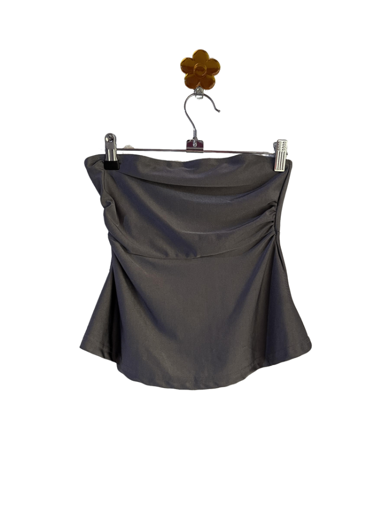 Top Gris Strapless