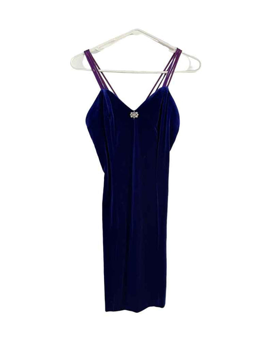 Vestido Azul Terciopelo