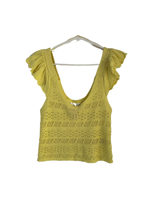 Camisa Amarilla Tejida
