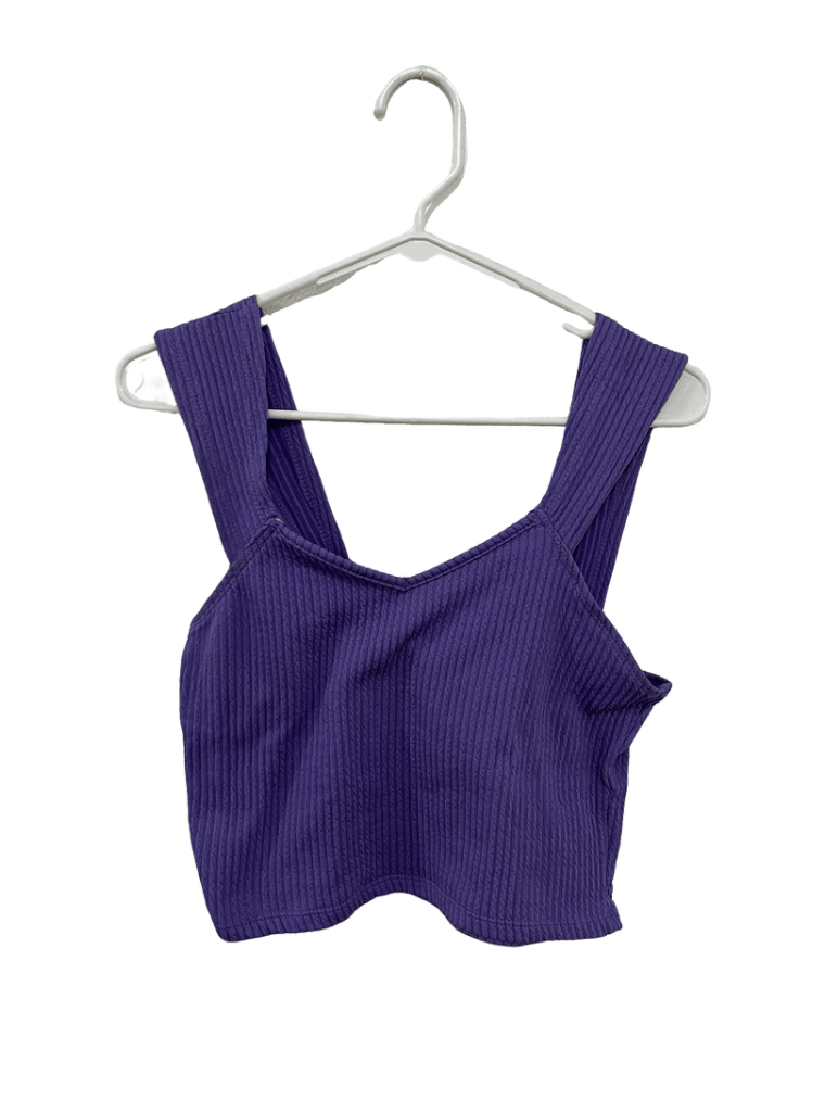 Crop Top Morado, Marca Zawary Clothing