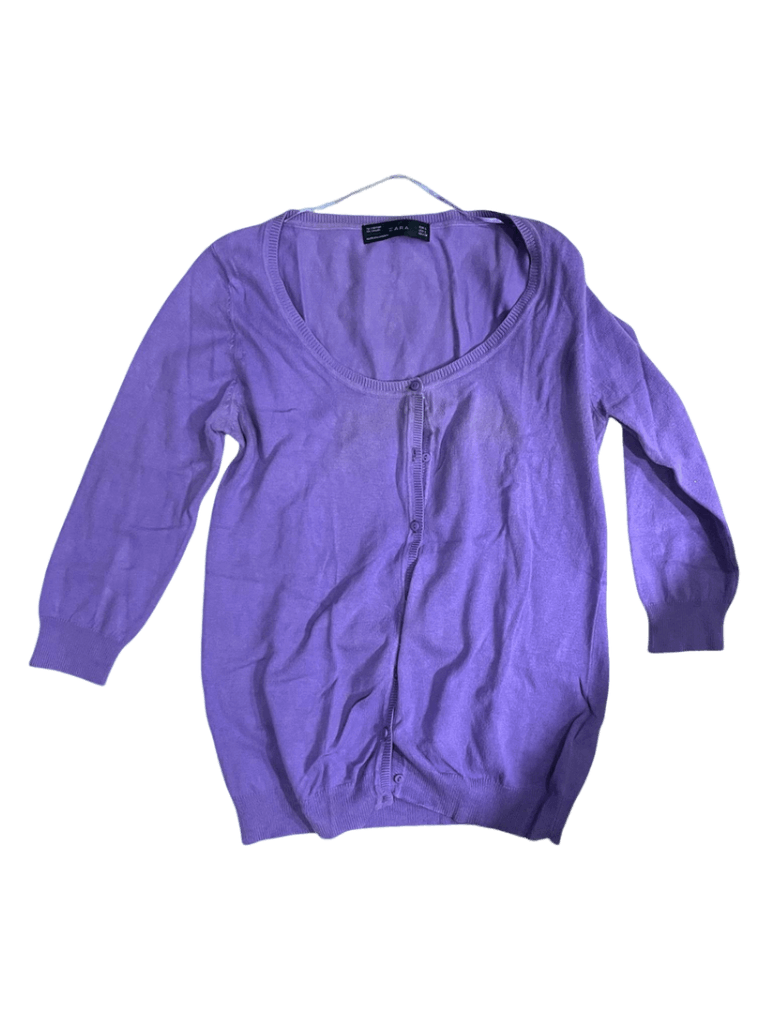 Suéter Morado Zara