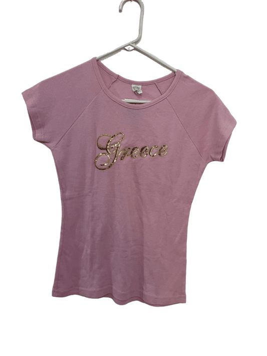 Franela Rosada De Grecia